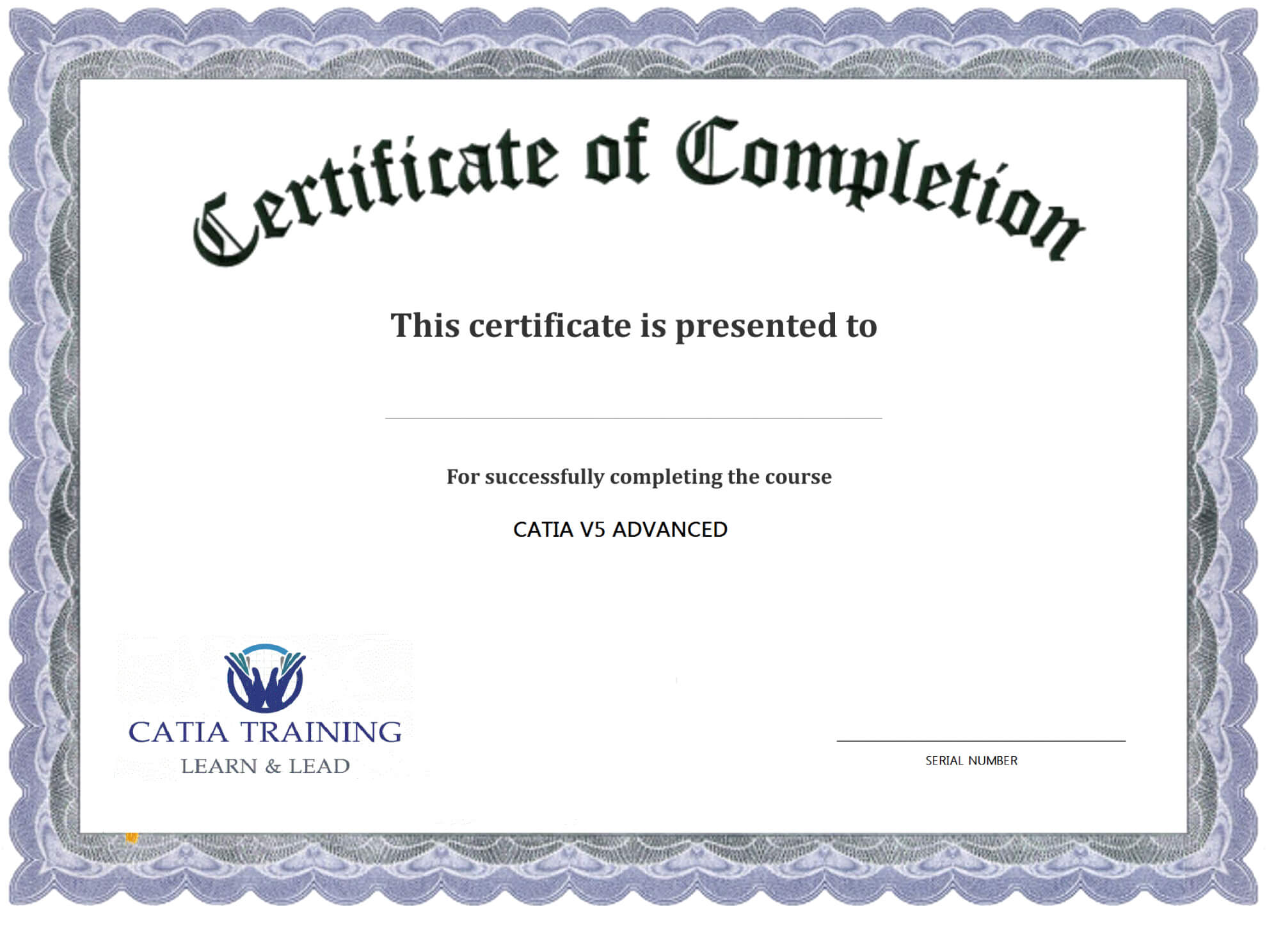Free Course Completion Certificate Format Word Hadipalmexco With Class Completion Certificate Template