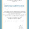 Free Dental Medical Certificate Sample | Free Dental Intended For Free Fake Medical Certificate Template