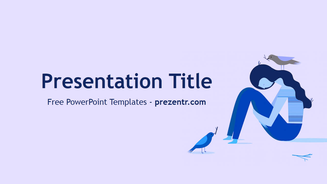 Free Depression Powerpoint Template – Prezentr Powerpoint Intended For Depression Powerpoint Template