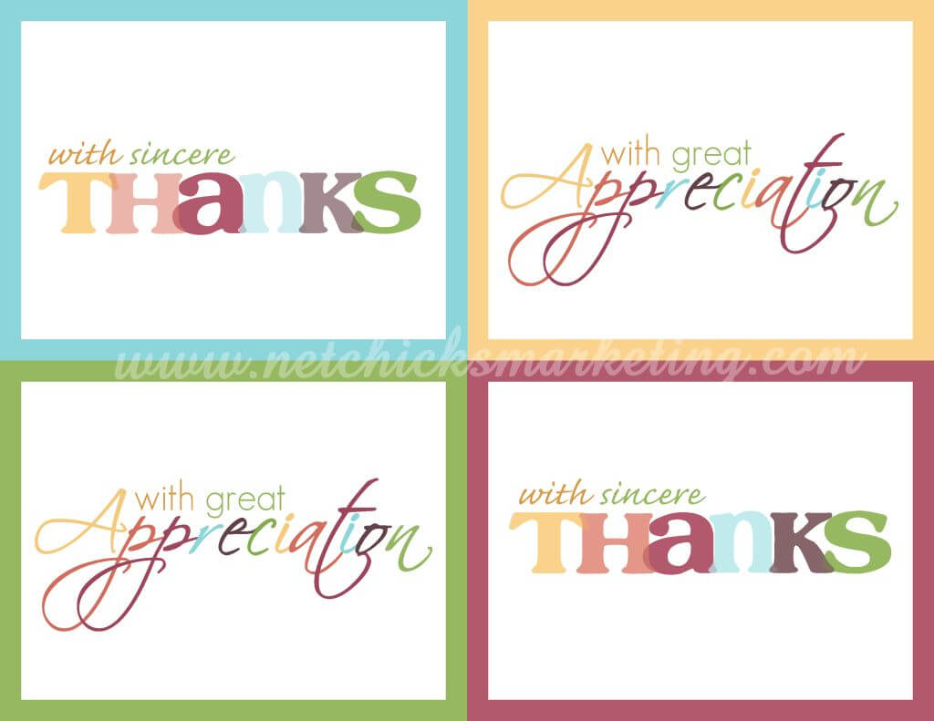 Free Download: Practice Thankfulness Postcards – Very Cute Within Free Printable Thank You Card Template