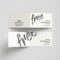 Free Folded Business Cards Mockup (Psd) For Fold Over Business Card Template