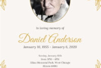 Free Funeral Ceremony Invitation | Funeral Invitation throughout Funeral Invitation Card Template