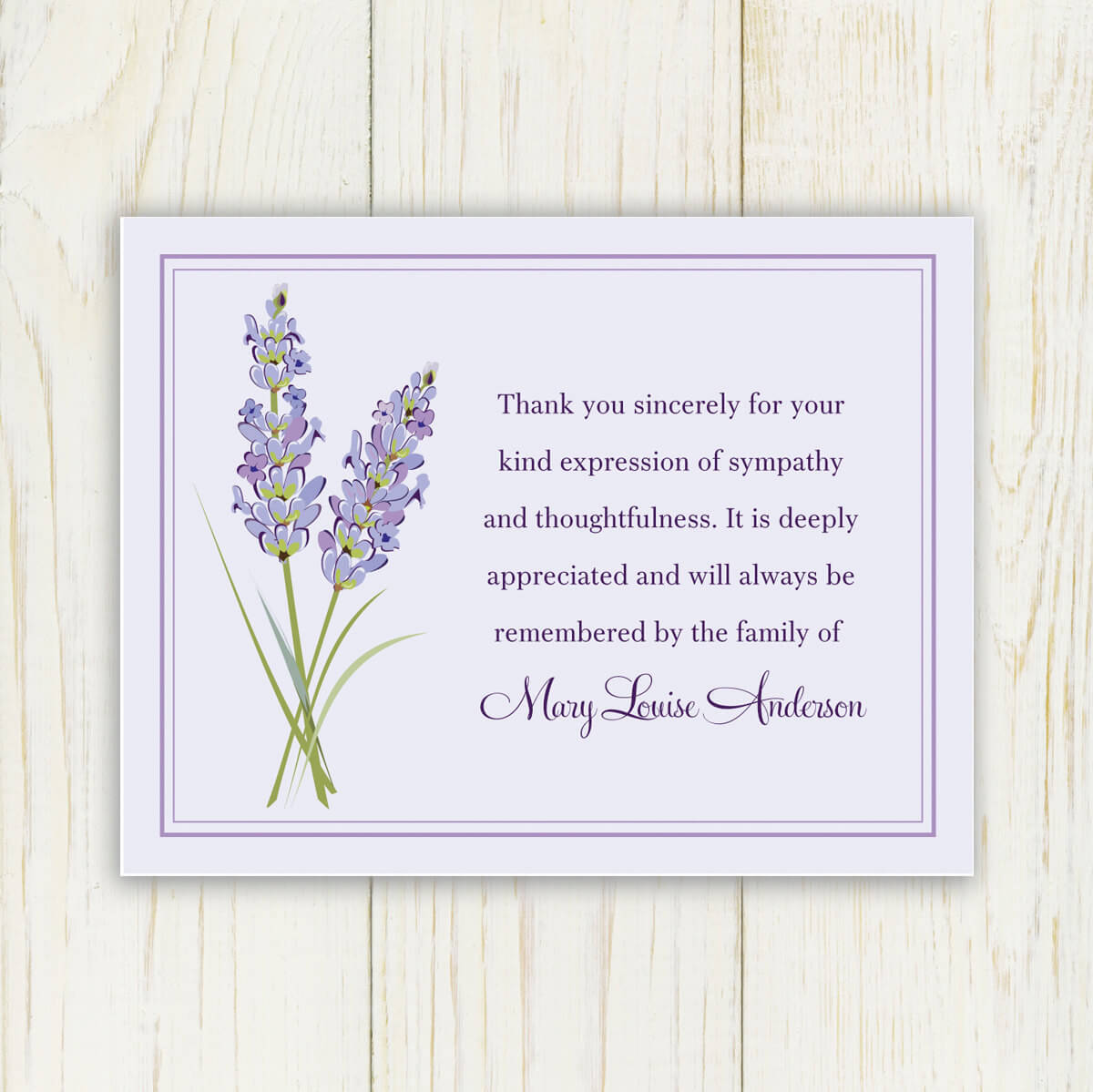 Free Funeral Thank You Cards Templates – Air Media Design For Sympathy Thank You Card Template