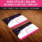 Free Hair Stylist Salon Business Card Template Psd | Salon Intended For Hairdresser Business Card Templates Free