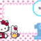 Free Hello Kitty 1St Birthday Invitation Template | Free With Regard To Hello Kitty Birthday Card Template Free