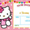 Free Hello Kitty Invitation Templates | Hello Kitty Birthday Regarding Hello Kitty Birthday Card Template Free