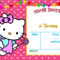 Free Hello Kitty Invitation Templates | Hello Kitty With Regard To Hello Kitty Birthday Card Template Free