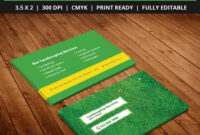 Free-Landscaping-Business-Card-Template-Psd | Landscaping inside Gardening Business Cards Templates