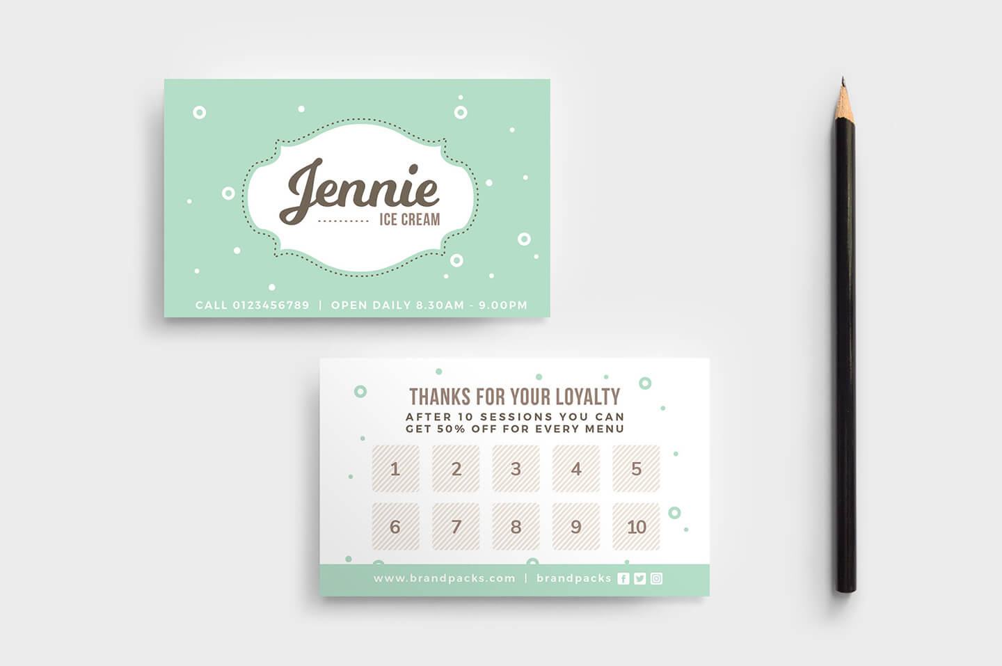 Free Loyalty Card Templates - Psd, Ai & Vector - Brandpacks Inside Customer Loyalty Card Template Free