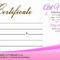 Free Nail Salon A Street Design For Template Nail Salon Gift Throughout Walking Certificate Templates
