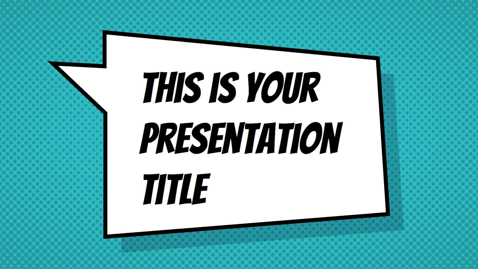 Free Powerpoint Template Or Google Slides Theme With Inside Powerpoint Comic Template