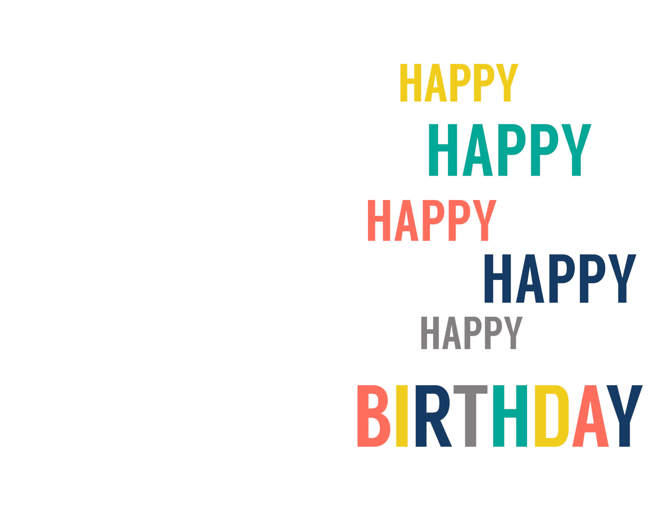 Free Printable Birthday Cards – Paper Trail Design Pertaining To Template For Cards To Print Free