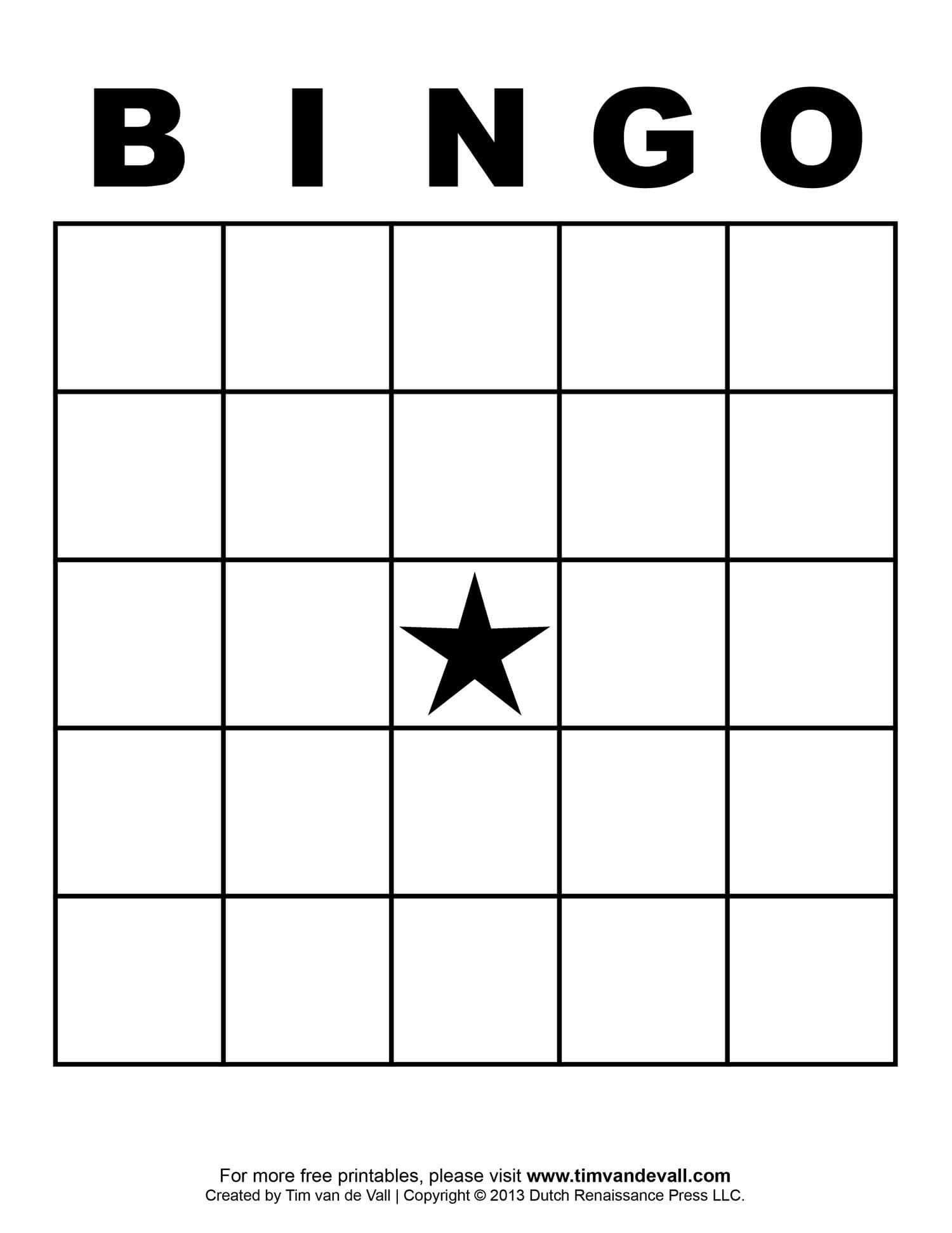 Free Printable Blank Bingo Cards Template 4 X 4 | Free Bingo Inside Bingo Card Template Word