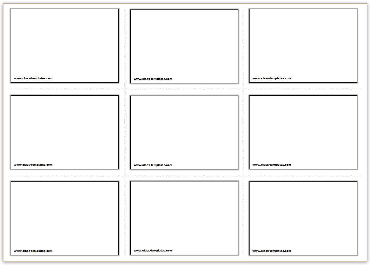 Free Printable Flash Cards Template With Cue Card Template Word
