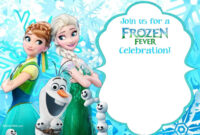Free Printable Frozen Invitation Templates | Bagvania Free throughout Frozen Birthday Card Template