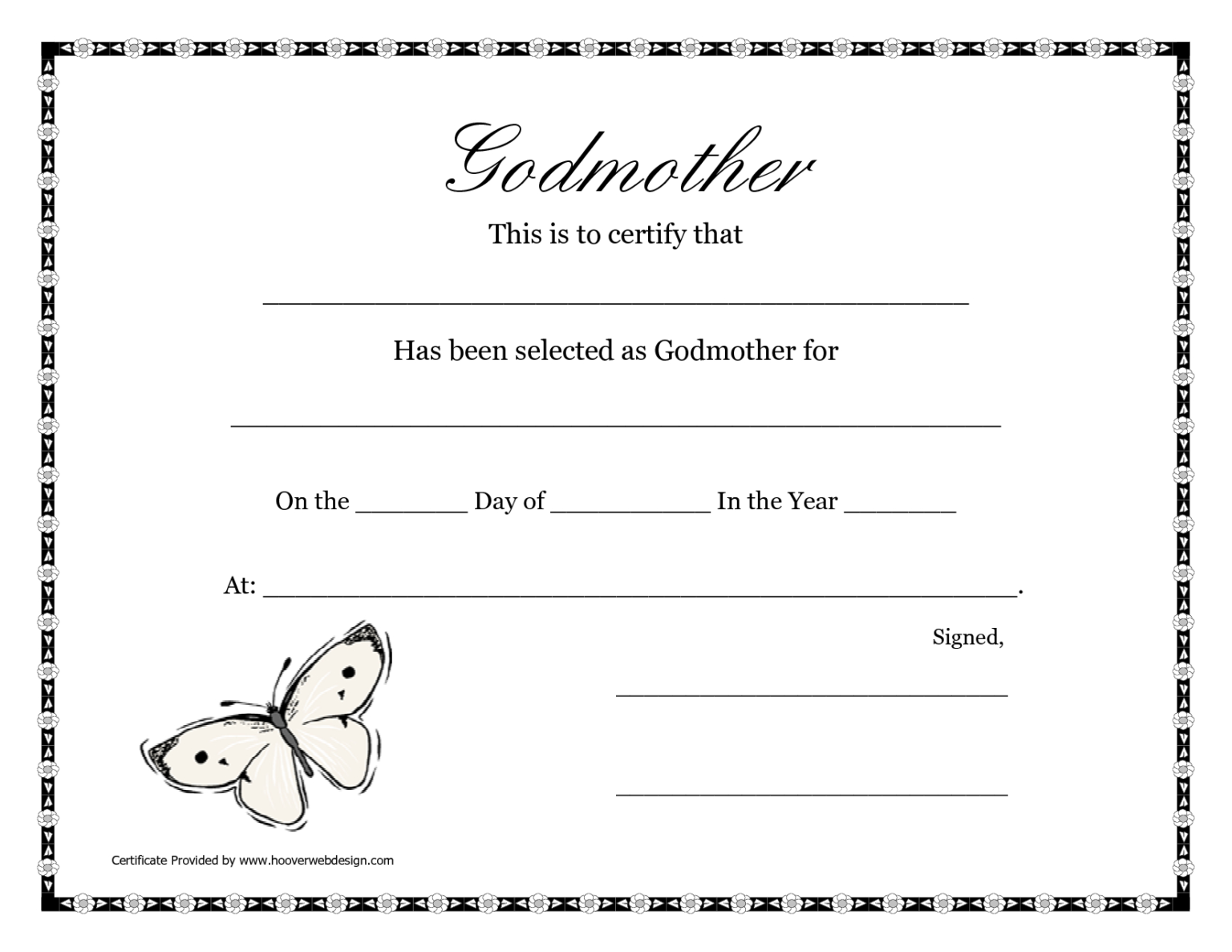 Walking Certificate Templates