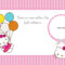 Free Printable Hello Kitty Birthday Party Invitations With Hello Kitty Birthday Card Template Free