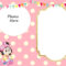 Free Printable Minnie Mouse 1St Invitation Templates With Regard To Minnie Mouse Card Templates