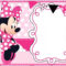 Free Printable Minnie Mouse Invitations – Bolan Intended For Minnie Mouse Card Templates
