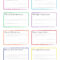 Free Printable Note Cards Template | Template Business Psd With 3 By 5 Index Card Template