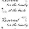 Free Printable Reserved Seating Signs For Your Wedding For Reserved Cards For Tables Templates