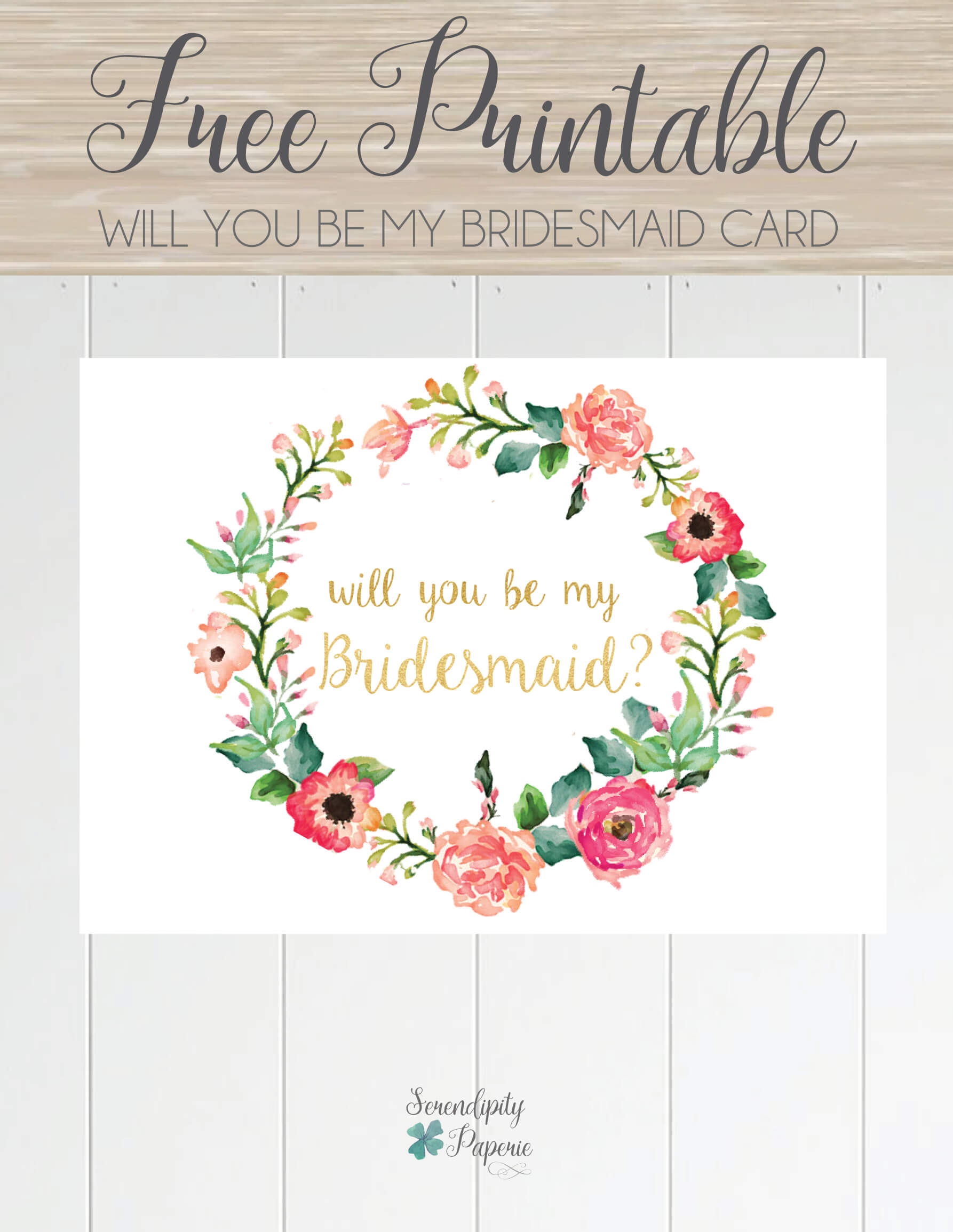 Free Printable Will You Be My Bridesmaid Card. Only At Pertaining To Will You Be My Bridesmaid Card Template