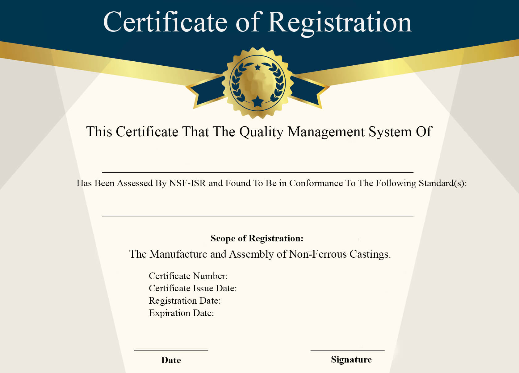 Free Sample Certificate Of Registration | Certificate Template With Regard To Running Certificates Templates Free