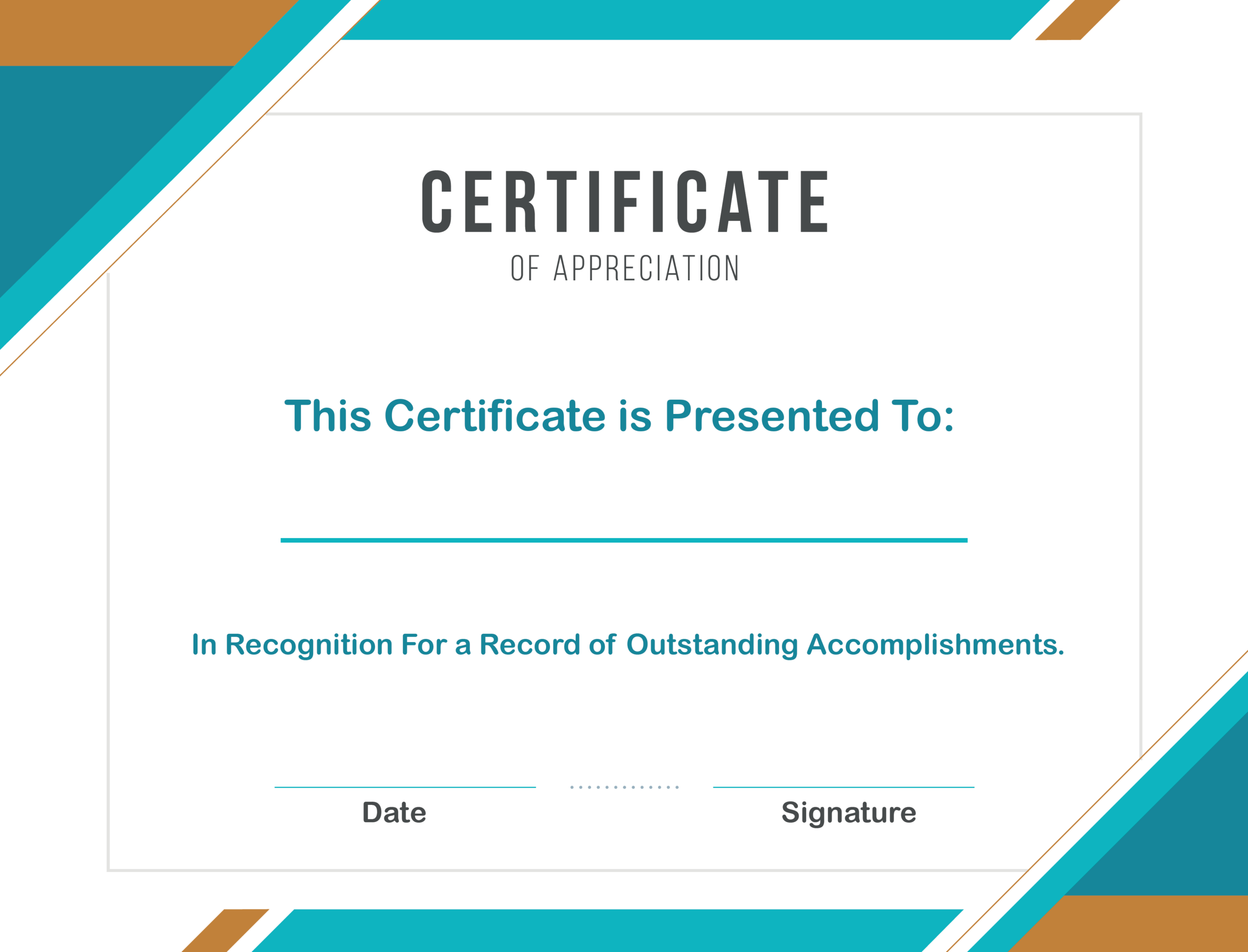 Free Sample Format Of Certificate Of Appreciation Template In Free Template For Certificate Of Recognition