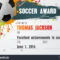 Free Soccer Certificate Template Free Condofinancials Free Regarding Soccer Certificate Template Free