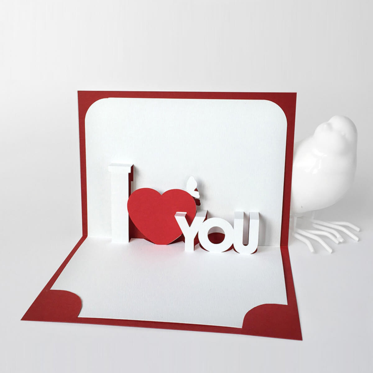 Free Templates With I Love You Pop Up Card Template