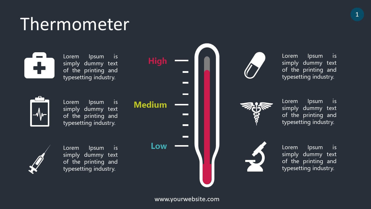 Free Thermometer Lesson Slides Powerpoint Template – Designhooks Throughout Thermometer Powerpoint Template