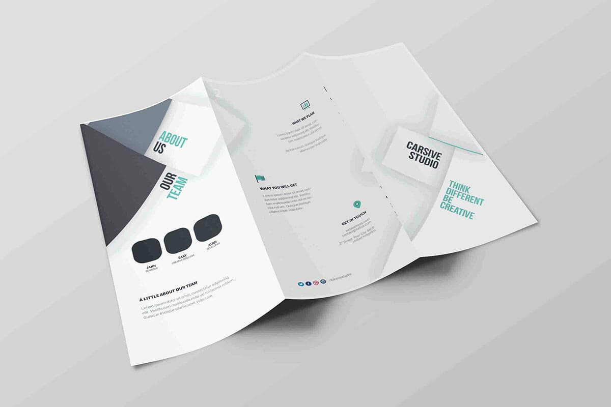 Free Tri Fold Brochure Psd Template – Creativetacos With Brochure Psd Template 3 Fold