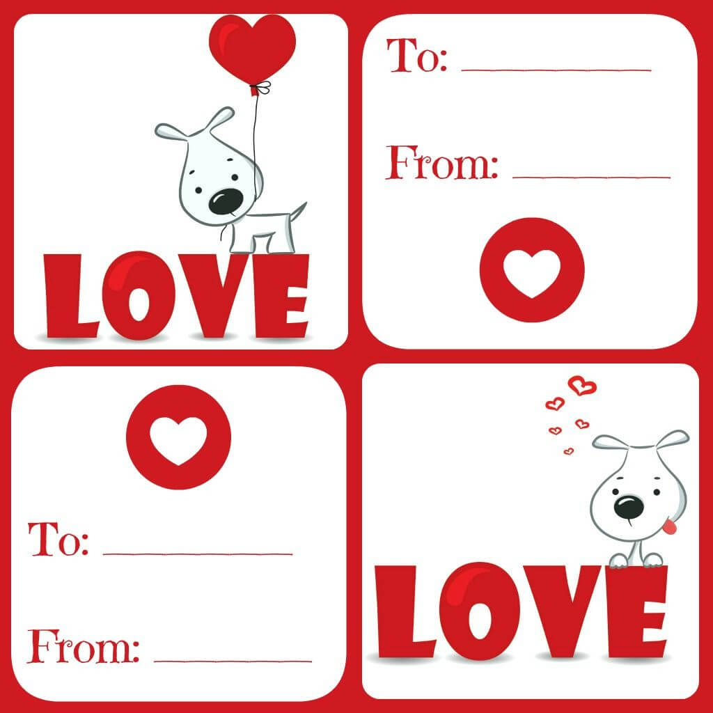 Free Valentines Card Printable For Kids - Daily Dish With For Valentine Card Template For Kids