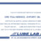 Full Service, 13 Point Oil Change | All In One & Lube Lab Within This Certificate Entitles The Bearer Template