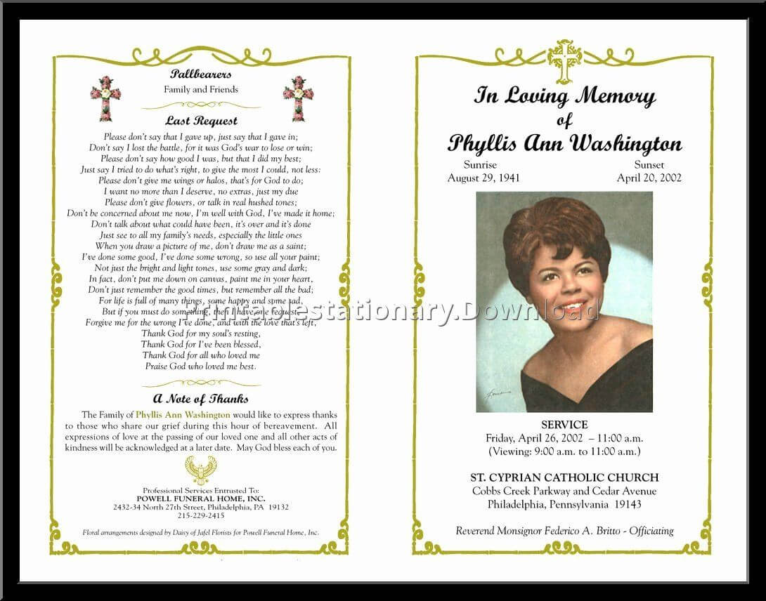 Funeral Prayer Cards Templates Best Of Memorial Cards With Regard To Remembrance Cards Template Free