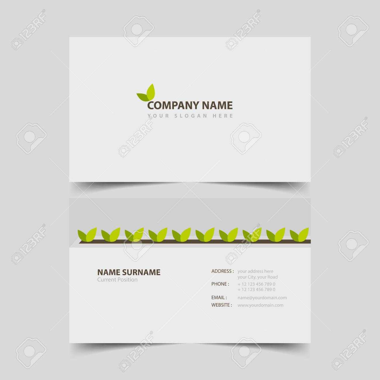 Gardener Business Card Design Template. Inside Gartner Business Cards Template