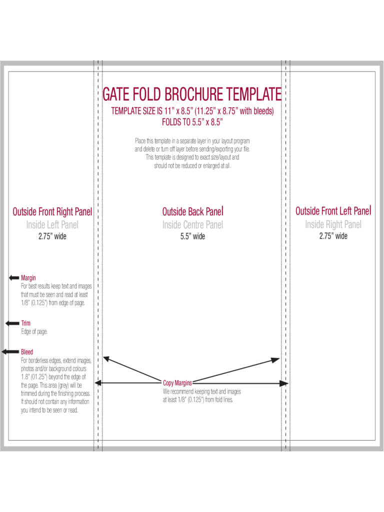 Gate Fold Brochure Template - 6 Free Templates In Pdf, Word Intended For Gate Fold Brochure Template