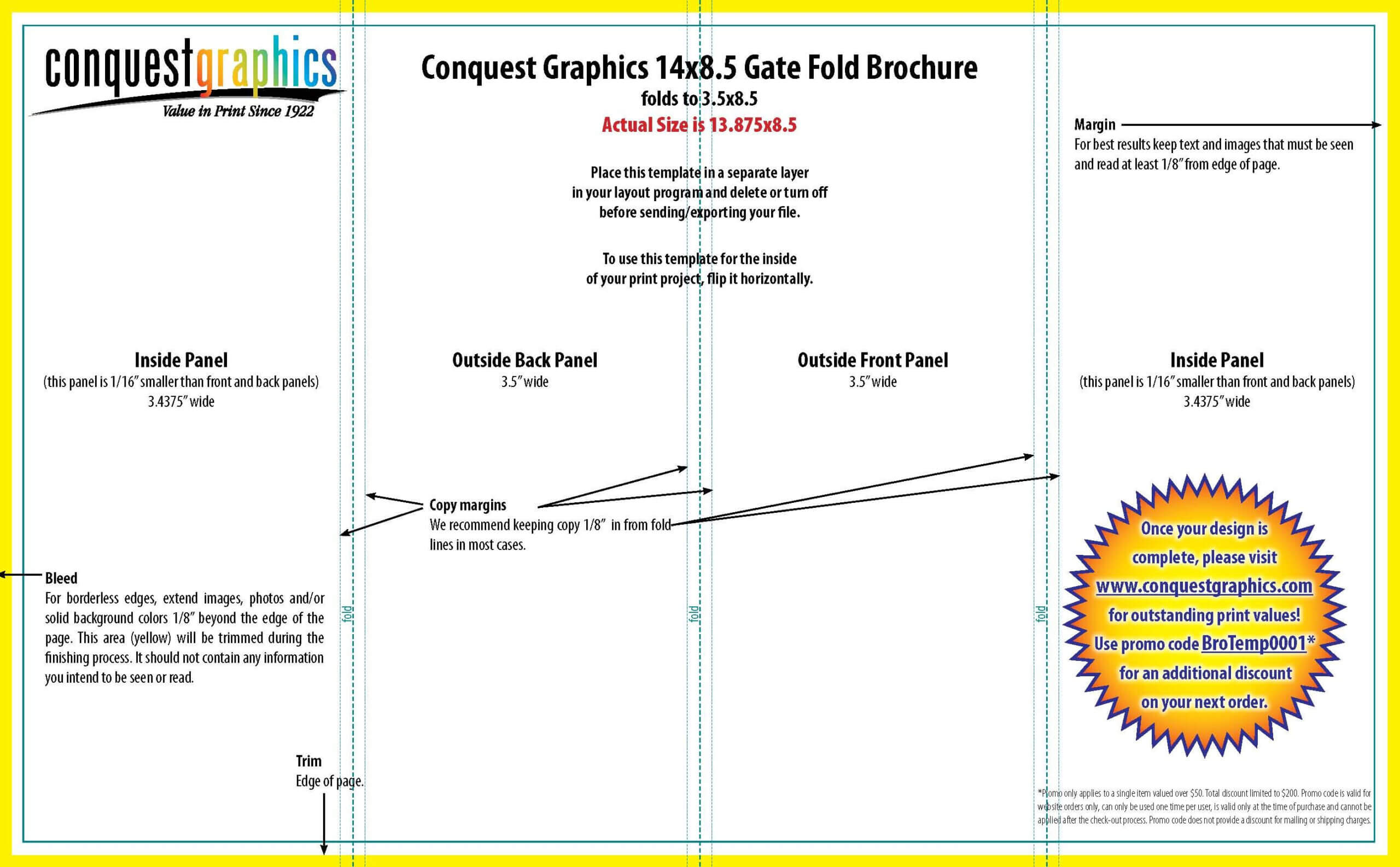Gate Fold Brochure Template | Brochure Template, Templates With Regard To Gate Fold Brochure Template