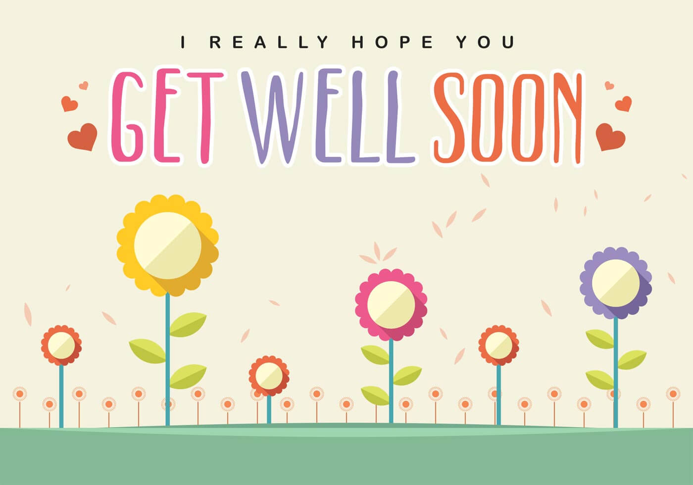 Get Well Soon Card Vector – Download Free Vectors, Clipart Inside Get Well Soon Card Template