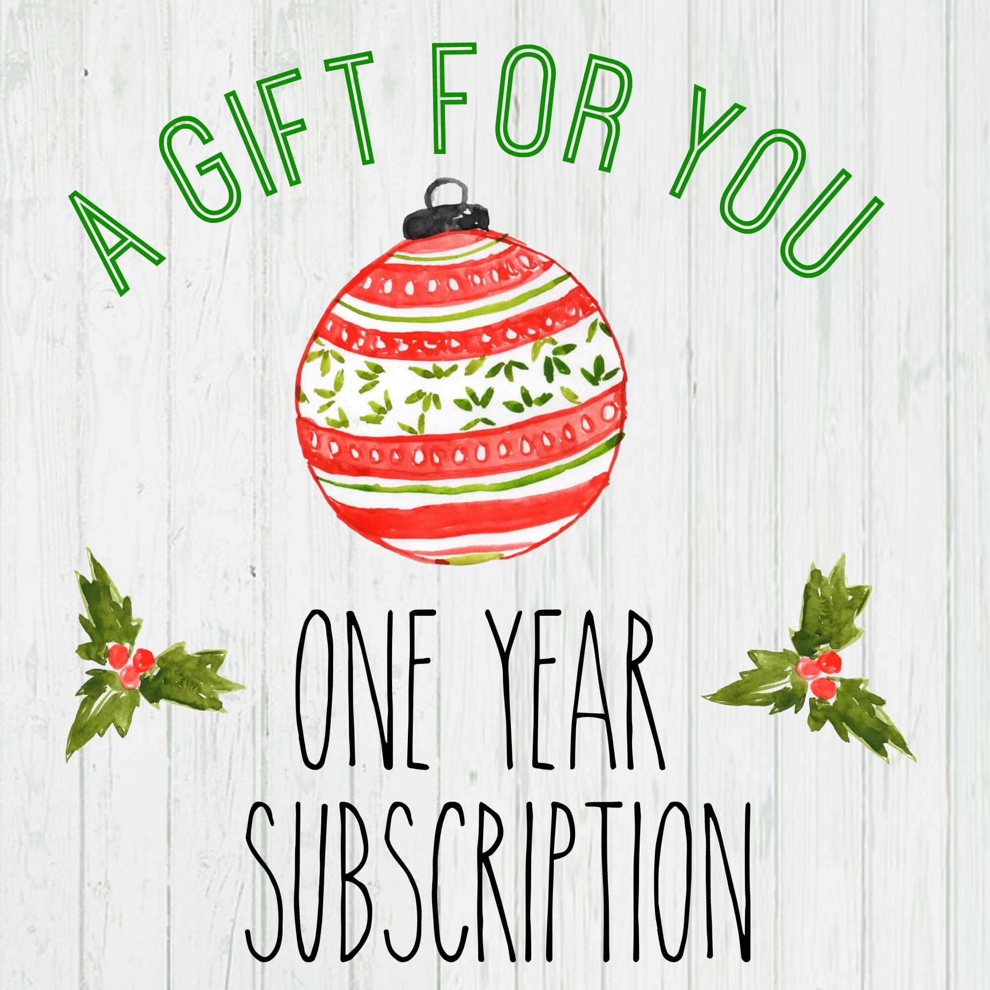 Gift A Magazine Subscription With Our Free Printable Cards Regarding Magazine Subscription Gift Certificate Template