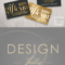 Gift Card Or Voucher Design Template With Gold Foil. For With Regard To Gift Certificate Template Indesign