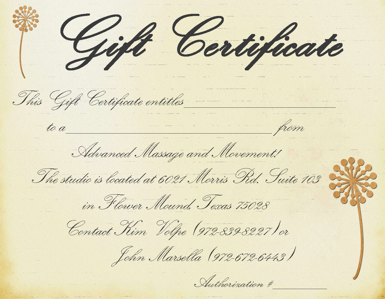 Gift Certificate Massage Template | Certificatetemplategift For Massage Gift Certificate Template Free Printable