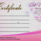 Gift Certificate Template For Nail Salon For Salon Gift Certificate Template