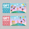 Gift Voucher Template With Colorful Pattern,cute Gift Voucher.. For Kids Gift Certificate Template