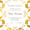 Gold Border Template | Certificate Template Gold Border In Award Certificate Border Template