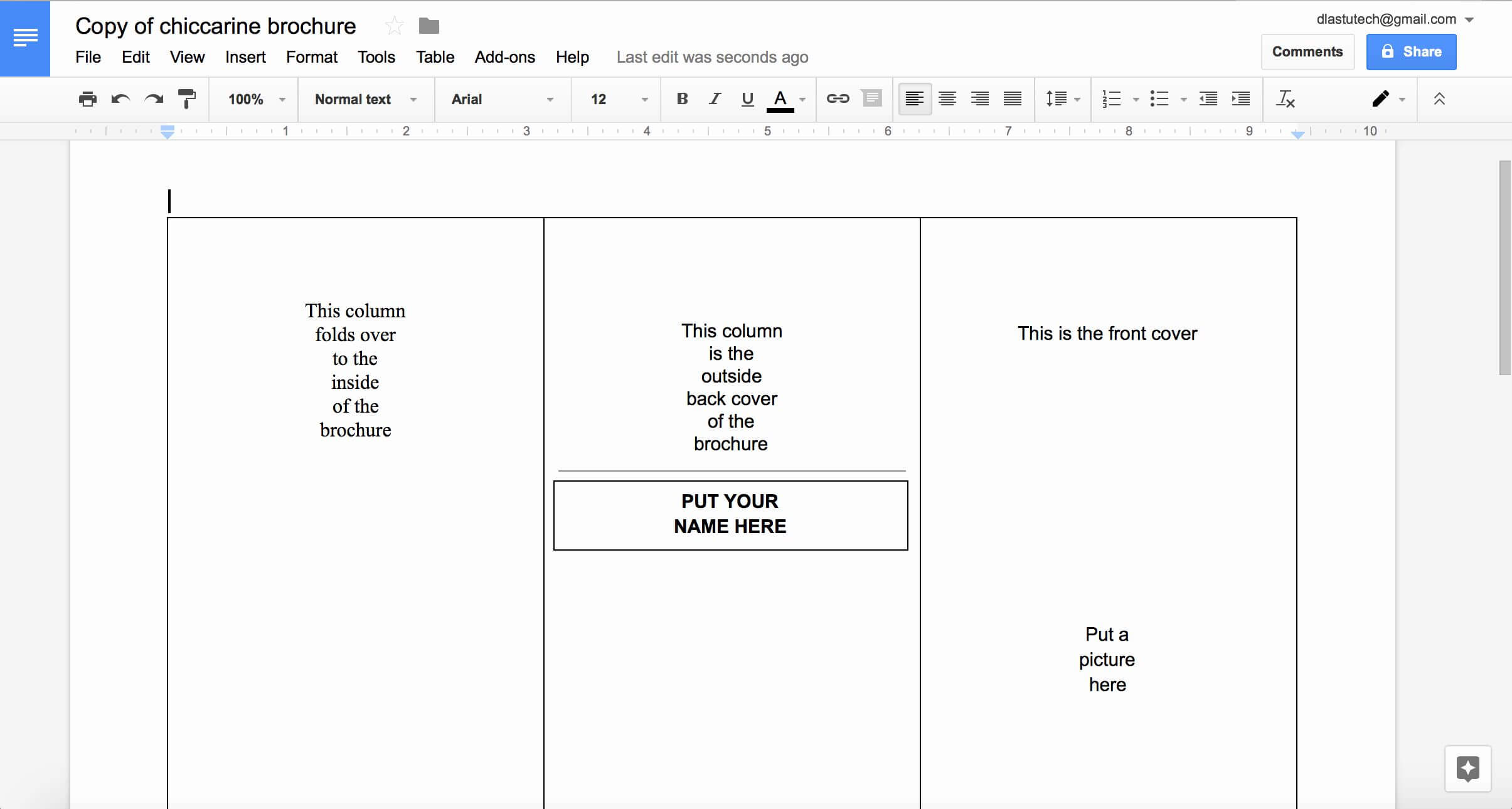 Google Doc Flyer Template Elegant Tutorial Making A Brochure Pertaining To Google Drive Templates Brochure