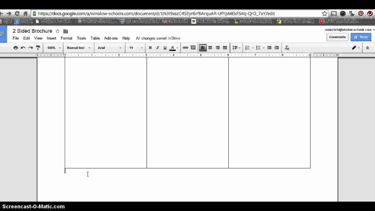 Google Docs Tri Fold Brochure Template In Google Docs Tri Fold Brochure Template