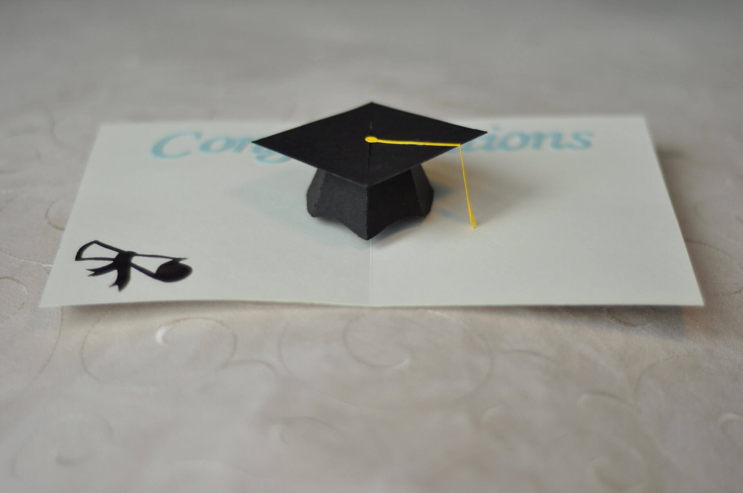 Graduation Pop Up Card: 3D Cap Tutorial | Pop Up Card With Regard To Graduation Pop Up Card Template