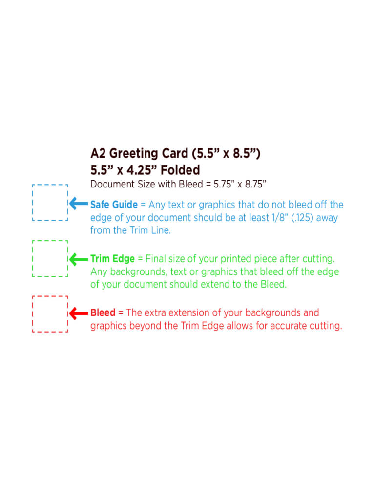 Greeting Card Template Free Download Pertaining To A2 Card Template
