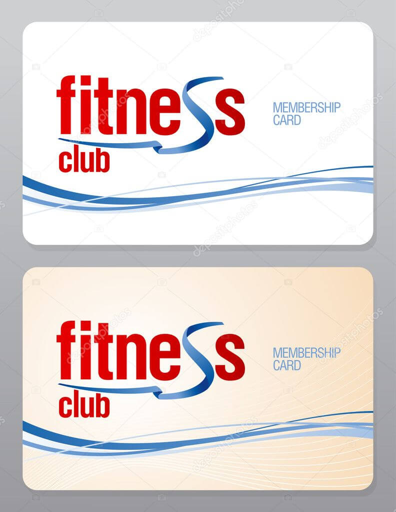 Gym Membership Card Template | Fitness Club Membership Card Intended For Gym Membership Card Template